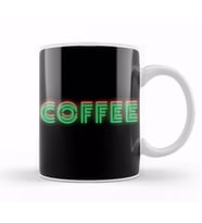 CAT Funny Coffee Drinks Art lover Gift Quote   Vintage Retro Rainbow Style Kupa Bardak Porselen