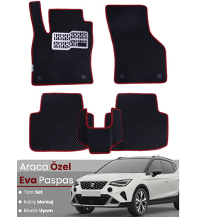 SEAT ARONA (2021-2025) Uyumlu EVA Paspas Tam Set–Oto Paspas,Araca Özel,Kolay Montaj
