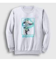 Presmono Unisex Beyaz Miku Hatsune Sweatshirt 439523tt (Beyaz)
