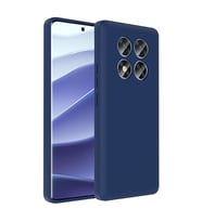 Xiaomi Redmi Note 14 Pro 4G Kılıf İçerisinden Kartlık Hazneli Vitra Kapak (Lacivert)