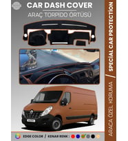 RENAULT MASTER 3 (2010-2021) Torpido Örtüsü Ön Göğüs Koruma Torpido Koruma Araca Özel Tam Uyum