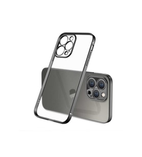 Apple iPhone 13 Pro Max Uyumlu Kılıf Zore Mat Gbox Kapak (Siyah)