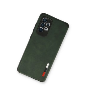 Samsung Galaxy A73 5g Kılıf Loop Deri Silikon - Yeşil
