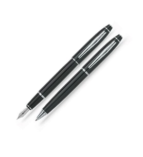 SCRIKSS 78 DOLMAKALEM+TÜKENMEZ KALEM SİYAH LÜKS KUTUDA