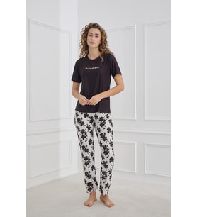 Marla Kadın  Bisiklet Yaka Pijama Takım  30102