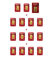Nadir Gold 24 Ayar 19 Gram Külçe Altın (1 Adet 5 Gram Külçe Altın + 14 Adet 1 Gram Külçe Altın )