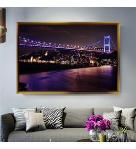 Altın Çerçeveli dekoratif tablo a880 (Gold)