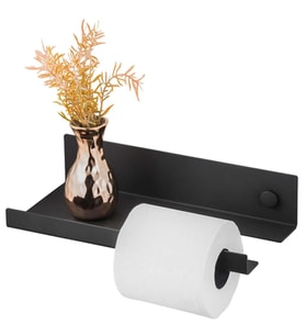 Dekoratif Siyah Metal Banyo Wc Kağıt Rulo Peçetelik Tuvalet Banyo Peçete Askısı