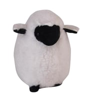 Kuzu Beyaz&Siyah Peluş 45 cm