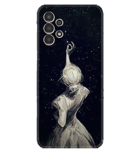 Samsung Galaxy M14 Kılıf Resimli Desenli Baskılı Silikon Star Woman 1332