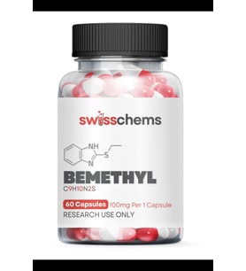 SwissChems BEMETHYL 100mg 60 Capsul.Orj Usa Firma Ürünü.3783 (Renksiz)
