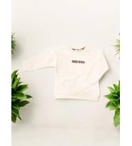 Erkek Bebek Urbn Rider Yazılı Sweatshirt (Krem)