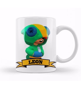 Leon Brawl Stars     Kupa  Bardak Porselen