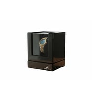 Watch Winder Brooklands Collection – 1 Slotlu Ultra Sessiz Otomatik Saat Kurma Kutusu, Elektrikli &