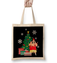 Crayon Shin Chan Around The Christmas Tree Bez Çanta Uzun Saplı