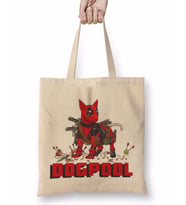 Dogpool Pug Köpek Bez Çanta Uzun Saplı