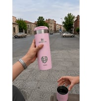 Stanley Kişiselleştirilebilir The Aerolight Transit Termos Bardak 0.47 Lt Özel İsimli/ Tasarımlı & Fotoğraflı (Pudra Pembe)