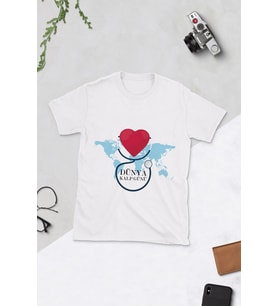 Dünya Kalp Günü Tasarımlı T-shirt