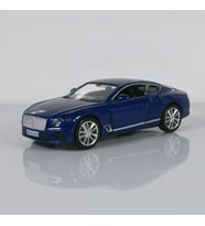 Bentley Continental GT Metal Model Araba Lacivert - Kişiye Özel Plakalı (1:36 Ölçek)