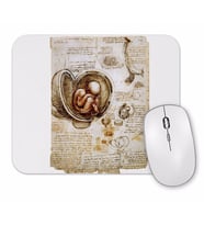 Leonardo Da Vinci Fetus Mouse Pad