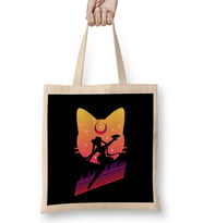 Sailor Moon Sailor Sunset Moon Bez Çanta Uzun Saplı