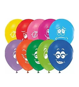Gemar Gülenyüz Renkli Balon 26cm - 20 adet