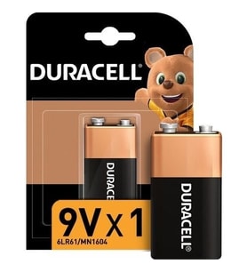 Duracell Pil 9V Kart Pil