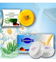 GANO TRANSPARENT +  GANO SOAP ( ŞEFFAF VE ÇİFTLİ SABUN)