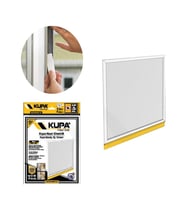 Kupa Hazır Sineklik Yapışkan Bantlı - Çift Kanat - 1.25 mm x 1.50 mt. - 1 Adet (Beyaz)