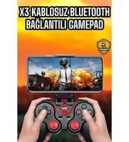 Android Uyumlu Gamepad X3 Game Stick Oyun Kolu Bluetooth Bağlantılı