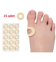 Ayak Nokta Nasır Pedi Sünger Yastık 15’li Basınç Azaltıcı Koruyucu Ped 15 Adet Yumuşak Sünger