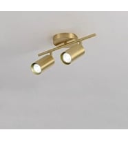 mylights  ikili eskitme led avize led spot günışığı led ampullü (Eskitme Altın)