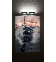 MOTOR KANVAS TABLO CANVAS EV DUVAR DEKARASYON DUVAR SÜSÜ ÖLÇÜ SEÇMEYİ UNUTMAYINIZ (Siyah)