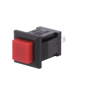Ayt IC-180K 2 Pinli Plastik Yaylı Kırmızı Buton Düğme Anahtar PBS15B