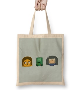 Adventure Time in Space Without Text 01 Bez Çanta Uzun Saplı