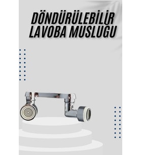 Dönebilen Musluk Başlığı Akrobat Mutfak Banyo Musluk Ucu Başlığı Oynar Başlıklı