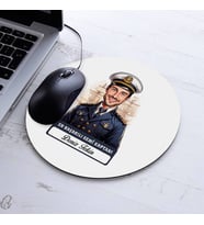 Kişiye Özel Hediye Karikatürlü En Başarılı Erkek Gemi Kaptanı Mousepad