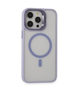 Northcity iPhone 15 Pro ile Uyumlu Roblox Lens Magsafe Standlı Kılıf - Lila