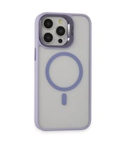 Northcity iPhone 15 Pro ile Uyumlu Roblox Lens Magsafe Standlı Kılıf - Lila