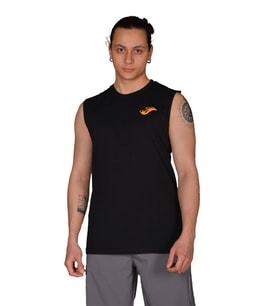 Joma Sprint - Siyah Pamuklu Kolsuz Erkek Tshirt - 4231114