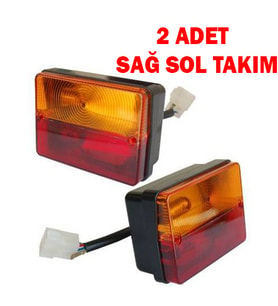 Unıversal Traktör  mf 275 Römork Stop Lamba Takımı Massey Ferguson Stop Lambası