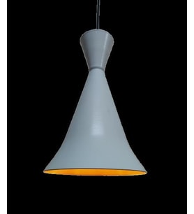 Retro Metal Sarkıt Avize Rustik Tekli Sarkıt Beyaz İçi Sarı Cafe Mutfak Aydınlatma (Burnt Olive)
