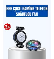 Telefon Soğutucu Rgb Fan Sessiz Çalışma Tüm Modeller Uyumlu