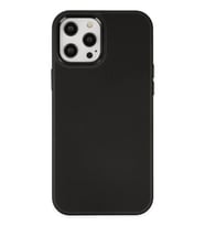 Durukar® iPhone 12 Pro Max Kılıf Asya Deri Silikon - Siyah