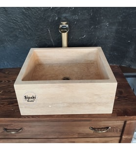 Klasik Traverten Derin Lavabo