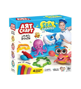 03684 Art Craft Deniz Hayvanları Hamur Set 200 gr
