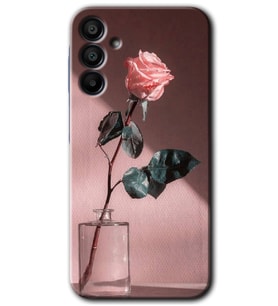 Galaxy A15 Kılıf HD Desen Baskılı Kılıf - Retro Gül