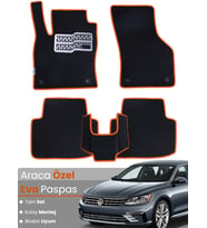 Volkswagen Passat B7 (2011-2014) Uyumlu EVA Paspas Tam Set–Araca Özel,Su Geçirmez,Hızlı Montaj
