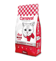CARNAVAL YETİŞKİN KUZU ETLİ KEDİ MAMASI 15 KG (Renksiz)