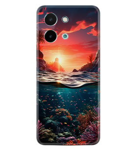 Vivo Y28 Kılıf Boutique Baskılı Resimli Okyanus Pcode -067